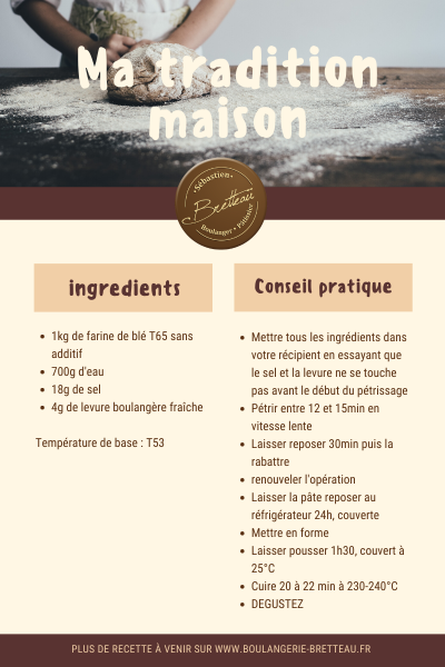 Epreuve du feu en confinement : faire son pain maison : notre recette de tradition!