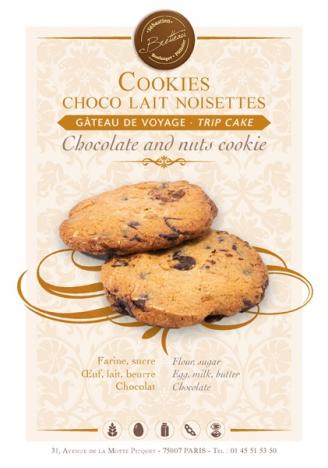 Cookies choco lait noisettes