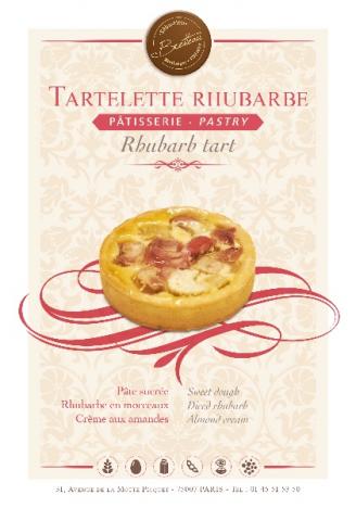 Tartelette à la rhubarbe