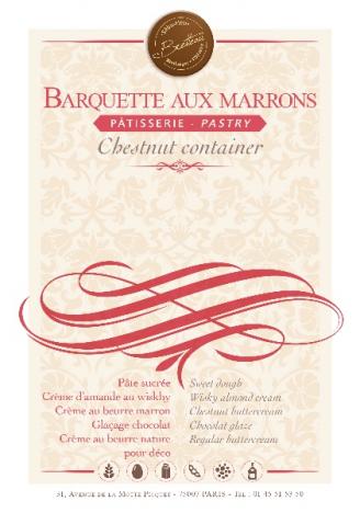 Barquette aux marrons