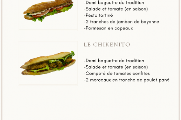 Le snacking en boulangerie  - Snacks, sandwichs  à Paris 7