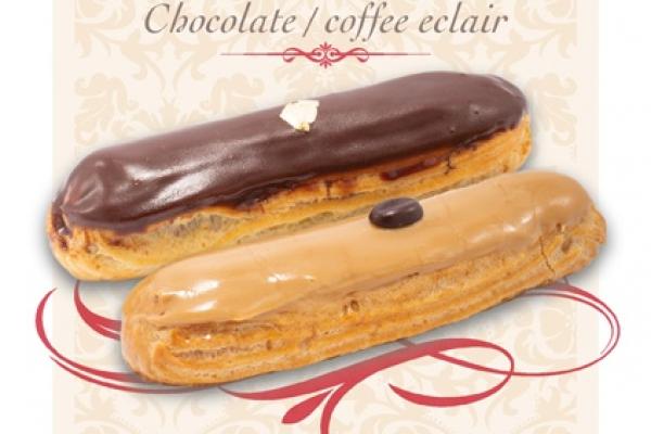 Eclair chocolat ou café