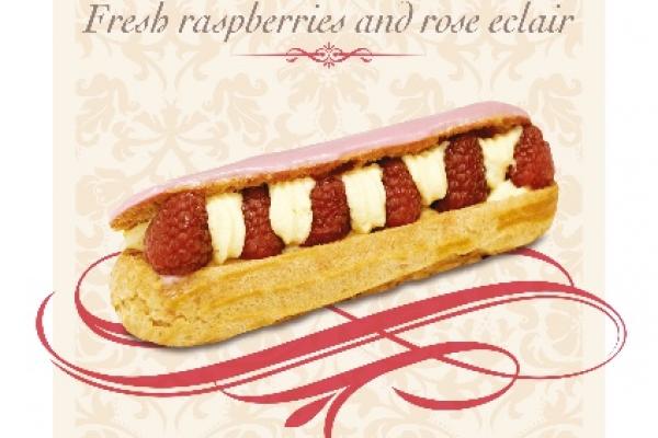 Eclair rose-framboise