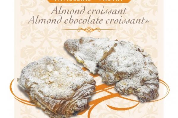 Croissant et choco amandes