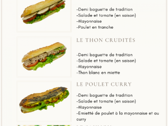 Venez découvrir nos menus 