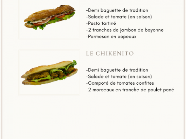 Le snacking en boulangerie  - Snacks, sandwichs  à Paris 7