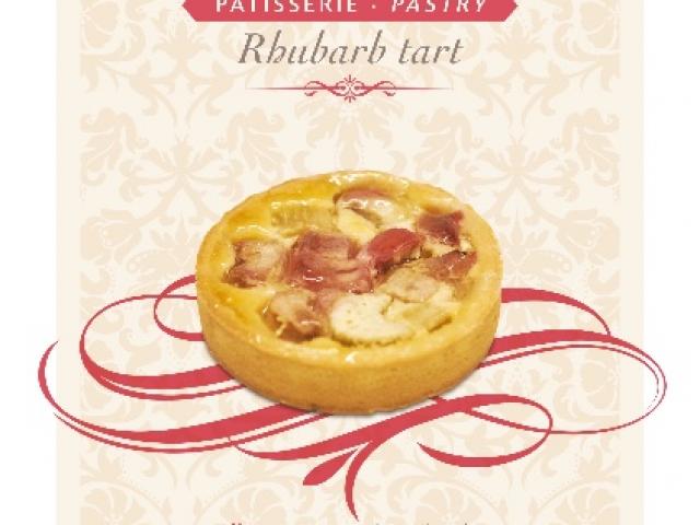 Tartelette à la rhubarbe